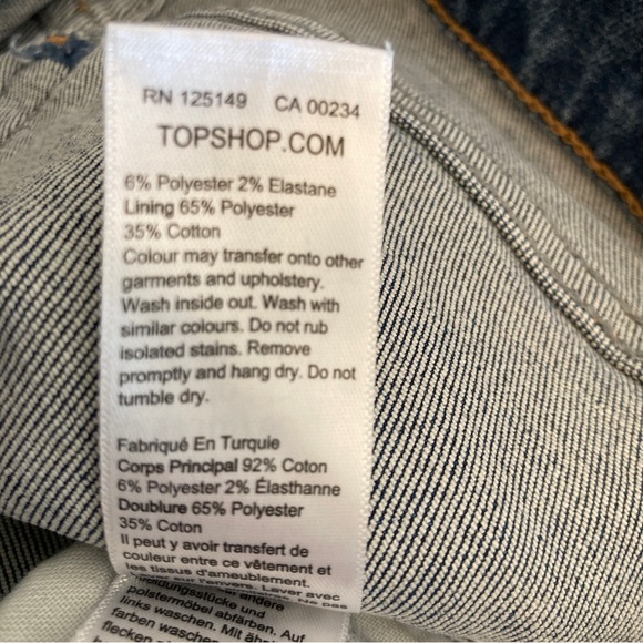 TOPSHOP “Jamie” Skinny Jeans 30 - Picture 7 of 7